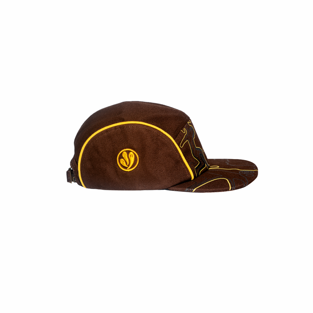 ASG Brown Lines Five Panels Cap